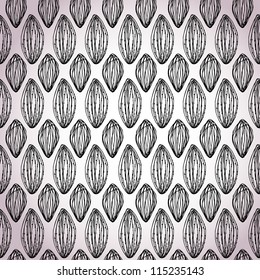Seamless black and white pattern. Abstract texture. Template for design wrapping paper, card, textile, web page