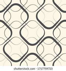 Seamless Black and White Pattern. Abstract Minimal Background