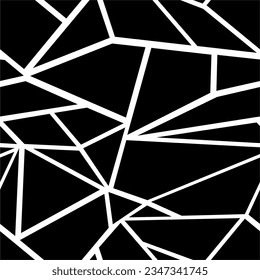 Seamless black and white pattern. White abstract lines background. Vector illustration. Design for web, wrapping, wallpaper, textile, cover, print.