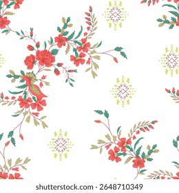 A seamless black and white pattern for backgroun