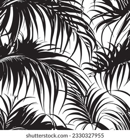 seamless black and white pattern geometric organic shapes and forms textile fabric or ceramic tiles background