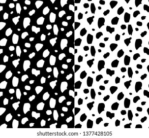 The seamless black and white pattern with small lines. The creative monochrome hand drawn background for your design. Textile, blog decoration, banner, poster, wrapping paper