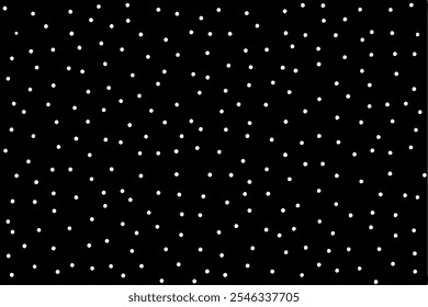 Seamless black and white pattern with small nano dots, great for textiles and backgrounds.