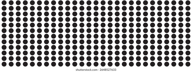 cor muito editável padrão de pontos polka preto e branco sem costura
