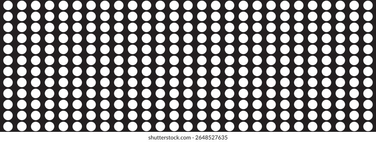 cor muito editável padrão de pontos polka preto e branco sem costura