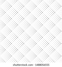 Seamless black and white star pattern background design - monochrome abstract vector graphic from curved stars