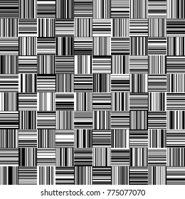 Seamless Black and White Straight Vertical and Horizontal Variable Width Stripes, Monochrome Lines Pattern, Vertically and Horizontal Lines Seamless, Straight Lines, Fashion Geometric Pattern