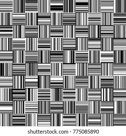 Seamless Black and White Straight Vertical and Horizontal Variable Width Stripes, Monochrome Lines Pattern, Vertically and Horizontal Lines Seamless, Straight Lines, Fashion Geometric Pattern