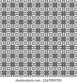 Seamless Black And White Textile Fabric Print Style Fashion Art Geometric Background Wallpaper Carpet Shape Vintage Creative Modern Concept Symmetric Pattern