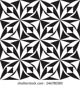 seamless black and white texture, abstract pattern, vector art illustration