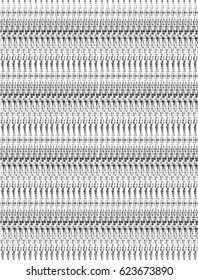 Seamless black and white texture with pencil strokes. Vector pattern for your creativity