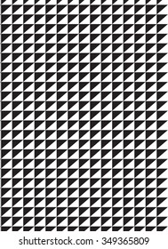 Seamless black and white texture with triangles for your creativity