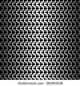 Seamless black and white vector background with abstract geometric shapes. Print. Cloth design, wallpaper.
