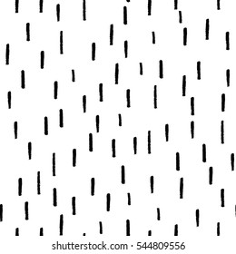 Vector blanco y negro sin fisuras de la mano doodle pinceladas textura, arte de tinta.