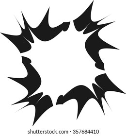 Seamless black and white vector texture of lines and elements of geometric shapes.