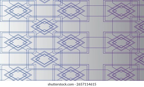 Seamless black and white vector tile with abstract geometric lines, ideal for minimalistic backdrops, digital interfaces, and textiles