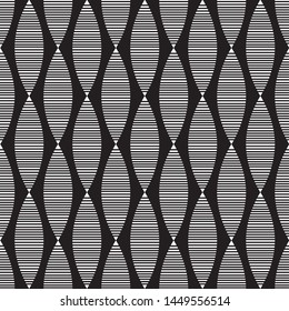 Seamless black and white wallpaper background pattern