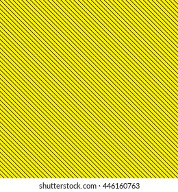 Seamless black and yellow Slanting Lines