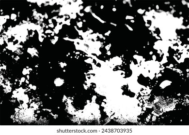 seamless black-white grunge background. Old grunge background black and white vector. The texture of the ink spots. Black and white Grunge texture. Grunge Background.