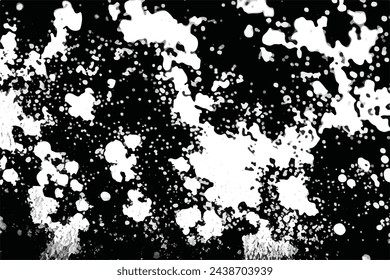 seamless black-white grunge background. Old grunge background black and white vector. The texture of the ink spots. Black and white Grunge texture. Grunge Background.