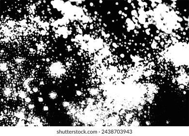 seamless black-white grunge background. Old grunge background black and white vector. The texture of the ink spots. Black and white Grunge texture. Grunge Background.