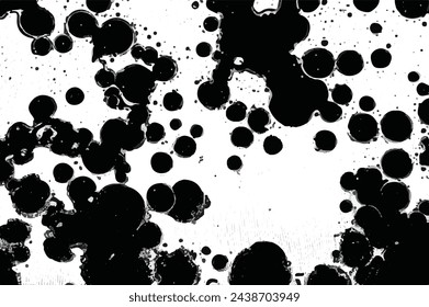 seamless black-white grunge background. Old grunge background black and white vector. The texture of the ink spots. Black and white Grunge texture. Grunge Background.