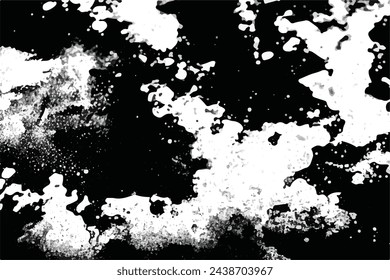 seamless black-white grunge background. Old grunge background black and white vector. The texture of the ink spots. Black and white Grunge texture. Grunge Background.