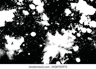 seamless black-white grunge background. Old grunge background black and white vector. The texture of the ink spots. Black and white Grunge texture. Grunge Background.