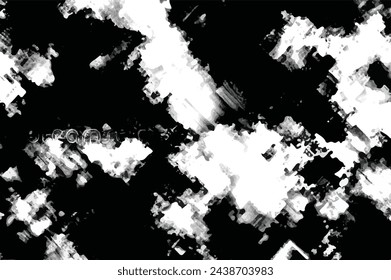 seamless black-white grunge background. Old grunge background black and white vector. The texture of the ink spots. Black and white Grunge texture. Grunge Background.