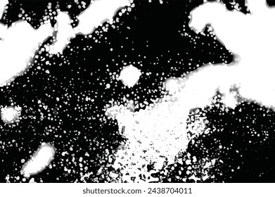 seamless black-white grunge background. Old grunge background black and white vector. The texture of the ink spots. Black and white Grunge texture. Grunge Background.