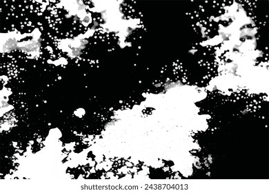 seamless black-white grunge background. Old grunge background black and white vector. The texture of the ink spots. Black and white Grunge texture. Grunge Background.