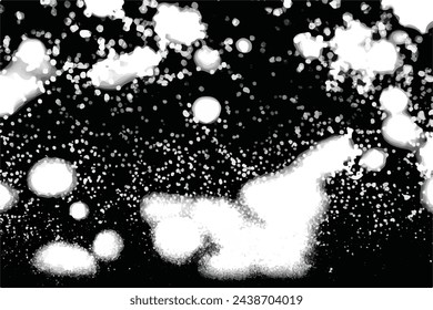 seamless black-white grunge background. Old grunge background black and white vector. The texture of the ink spots. Black and white Grunge texture. Grunge Background.