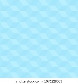 Seamless blockchain technology blue pattern. Vector busines pattern with blocks.