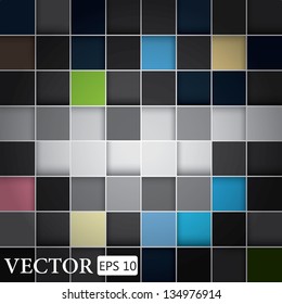 seamless blocks colour background, Vector Eps 10