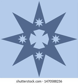 Seamless blue abstract pattern vector