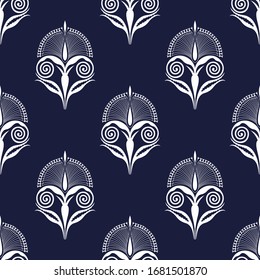 Nahtlose abstrakte Vektorillustration-Blumenmuster