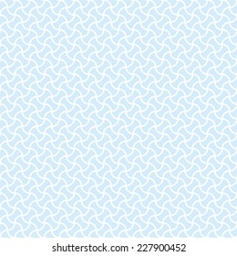 Seamless blue arc based geometric pattern vector