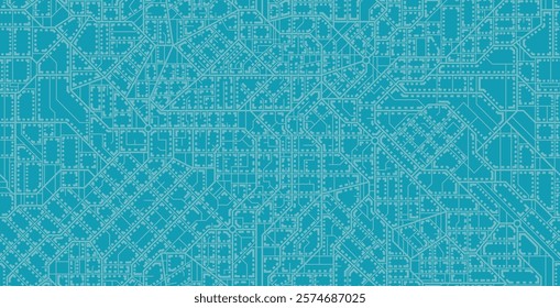 A seamless blue background map of urban planning.