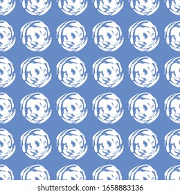 FONDO AZUL SIN CABLES CON PUNTOS DE PINTURA REDONDA EN EL VECTOR