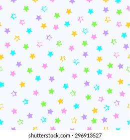 Seamless blue Background - Stars 
