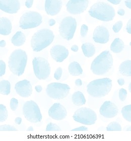 seamless blue bubble dot from watercolour pattern background , kids pattern