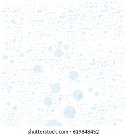 Seamless blue bubble pattern. Vector illustration