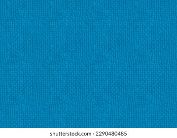 Seamless blue canvas background or grid pattern linen texture