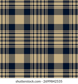 Seamless blue color check  pattern.Repeating patern plaid. Checkered design for prints.Repeated tartan fabric.Vector scottish fabriс. Ekose texture.Madras flannel.Checker line.Stripe gingham.
