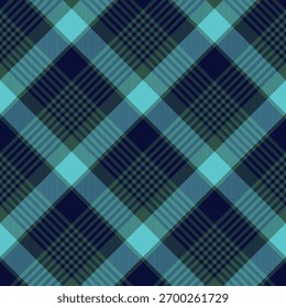 Padrão de verificação de cor azul uniforme.Padrão repetitivo reproduzido. Design com xadrez para prints.Repeated tartan fabric.Vetor scottish fabriс. Ekose texture.Madras flannel.Checker line.Stripe gingham.

