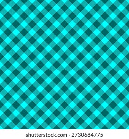 Padrão de verificação de cor azul sem costura.Padrão de repetição xadrez.Design quadriculado para impressões.Tecido tartã repetido. Vetor tecido escocês.Ekose textura.Madras flanela.Linha do verificador.Stripe gingham.