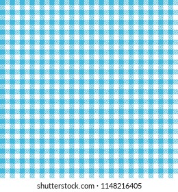 seamless blue colored checkered table cloth background