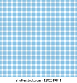 seamless blue colored checkered table cloth pattern for background design