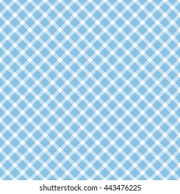 seamless blue colored checkered table cloth pattern for background design