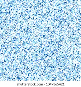Seamless blue easter eggs confetti pattern. Holiday vector background.